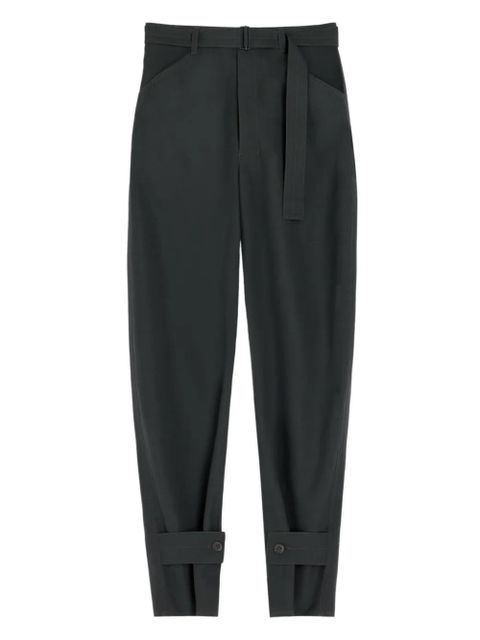 LEMAIRE belted trousers - Grey - zdjęcie produktu nr 1
