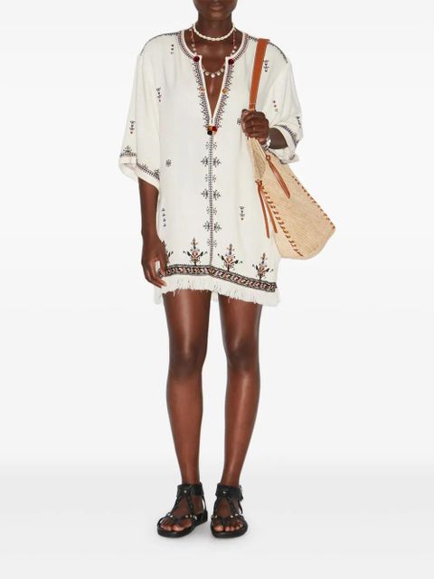 MARANT ÉTOILE Kressy mini dress - White - zdjęcie produktu nr 2