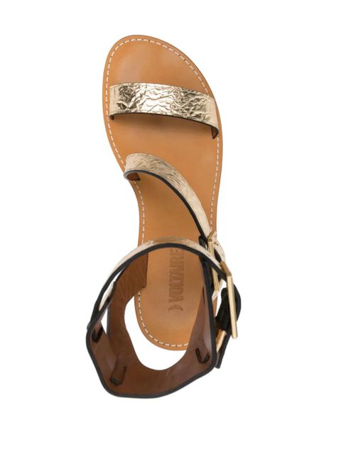 Zadig&Voltaire Cecilia Caprese 60mm sandals - Gold