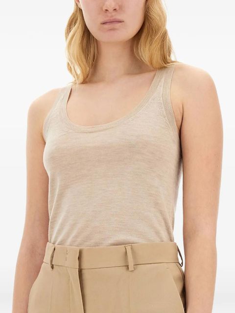Max Mara racerback tank top - Neutrals