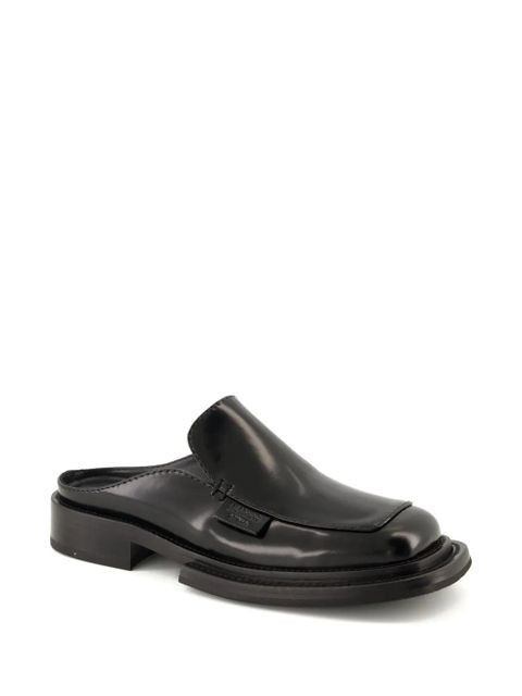 Moschino leather mules - Black - zdjęcie produktu nr 2