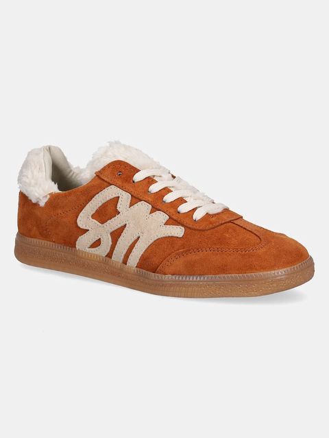 Steve Madden sneakersy zamszowe ELORA damskie kolor brązowy 11004884 - zdjęcie produktu nr 1