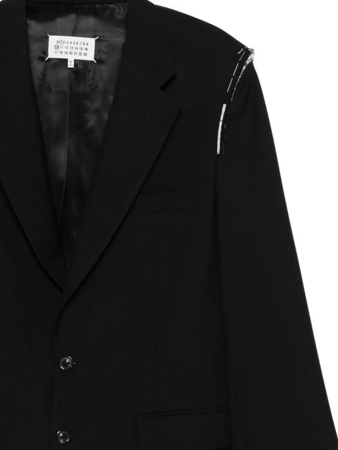 Maison Margiela cut-out tailored blazer - Black