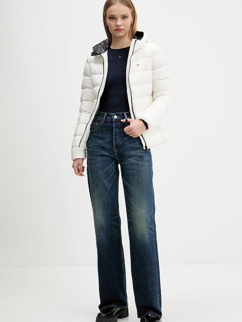 Tommy Jeans kurtka puchowa kolor biały zimowa DW0DW21617 - zdjęcie produktu nr 2