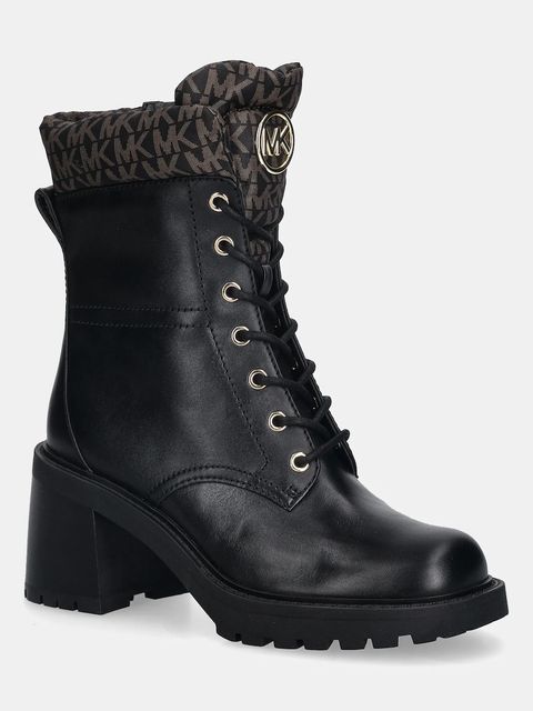 MICHAEL Michael Kors botki skórzane Cade damskie kolor czarny na słupku 40F5CAME6L.292 - zdjęcie produktu nr 1