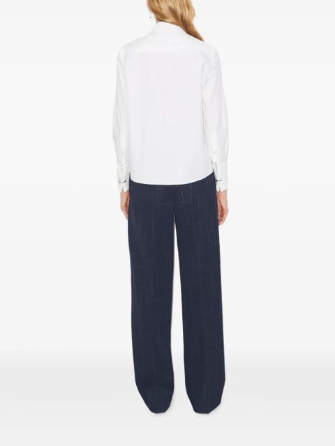 Tory Burch Pocket cotton shirt - White