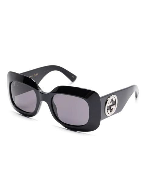 Gucci Eyewear Interlocking G logo sunglasses - Black - zdjęcie produktu nr 2