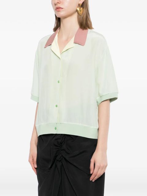 Versace silk shirt - Green