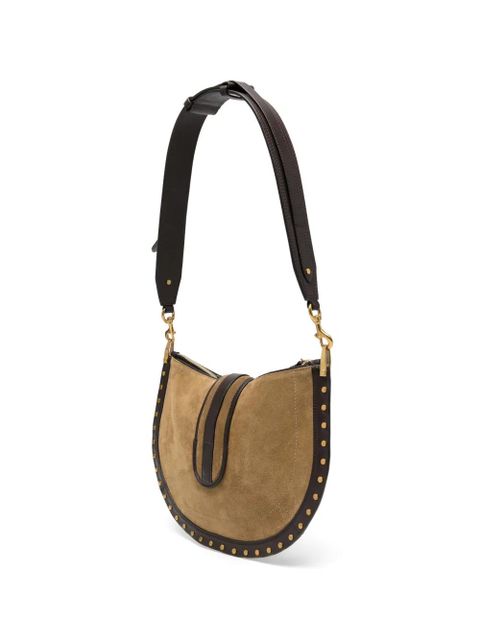 ISABEL MARANT Oskan buckle leather shoulder bag - Neutrals