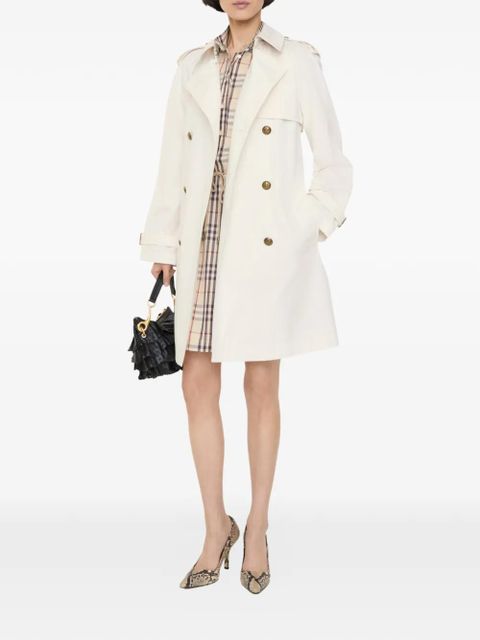 Burberry mid-length lightweight cotton Belgravia trench coat​ - Neutrals - zdjęcie produktu nr 2