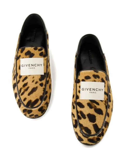 Givenchy leopard-print leather loafers - Black - zdjęcie produktu nr 2
