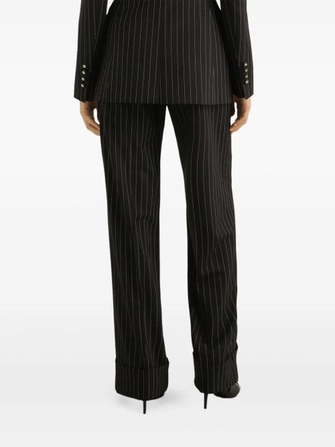 Dolce & Gabbana striped trousers - Black - zdjęcie produktu nr 2