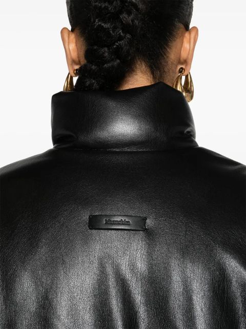 Nanushka cropped puffer jacket - Black