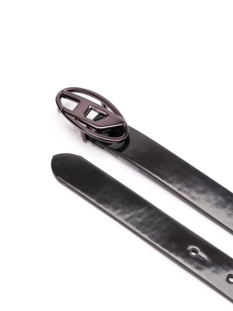 Diesel Oval D belt - Black - zdjęcie produktu nr 2