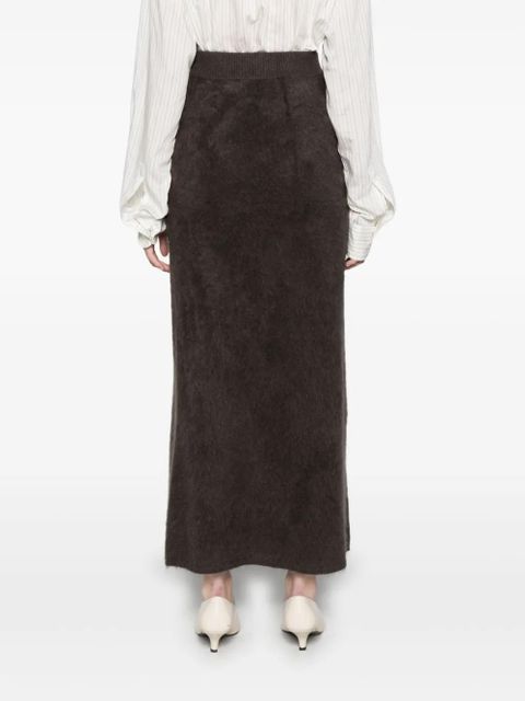 Almada Label Umi maxi skirt - Brown - zdjęcie produktu nr 2