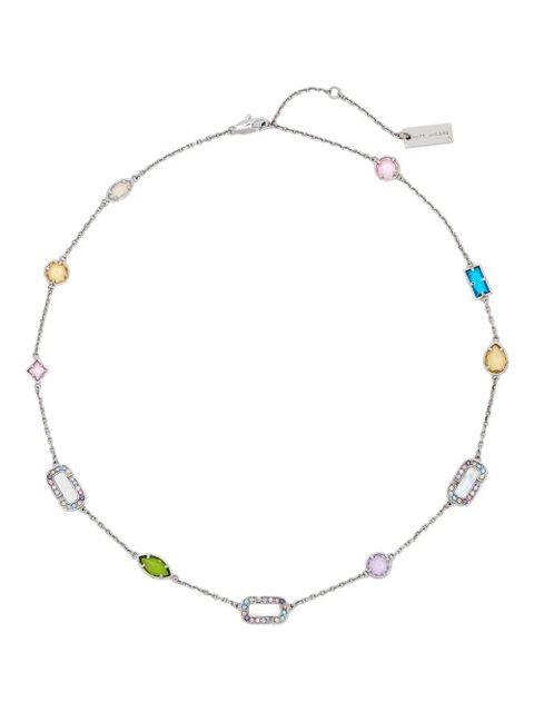 Marc Jacobs crystal-embellished necklace - Silver - zdjęcie produktu nr 1