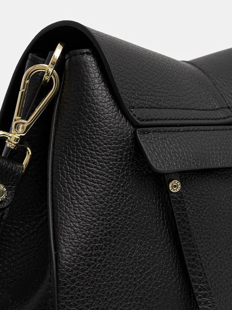 Gianni Chiarini torebka skórzana HELENA ROUND kolor czarny BS 6036/COMM GRN-NA