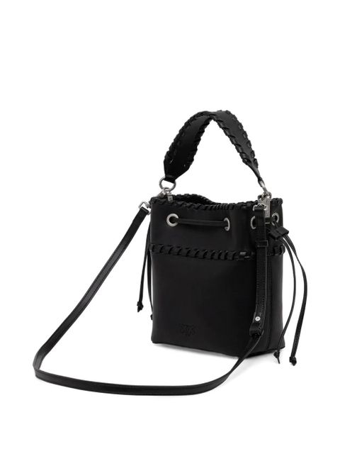 PINKO small Secchielo bucket bag - Black - zdjęcie produktu nr 2