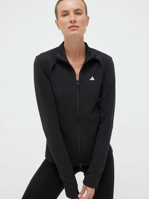 adidas Performance bluza treningowa kolor czarny gładka HY9227