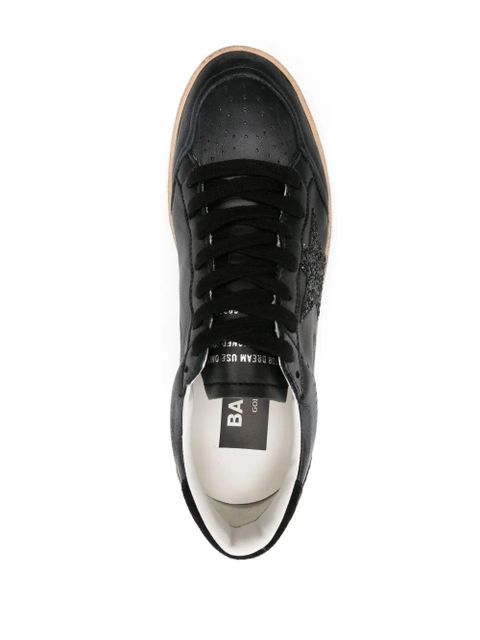 Golden Goose Ball Star leather sneakers - Black