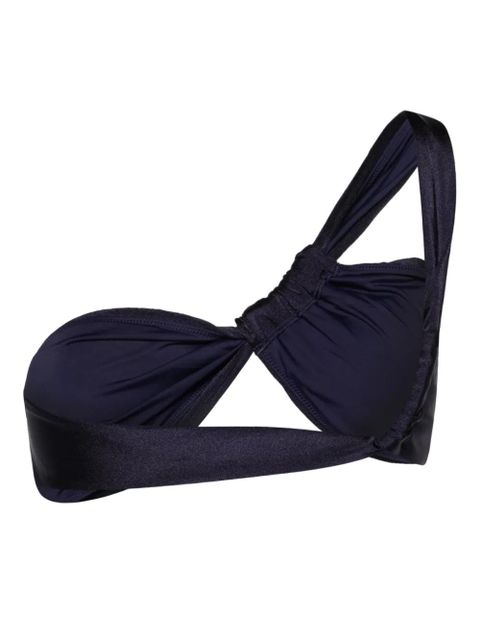 Cult Gaia Charmaine one-shoulder bikini top - Blue