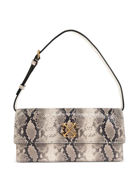 Off-White snakeskin-effect shoulder bag - Neutrals - zdjęcie produktu nr 1
