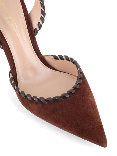 Gianvito Rossi braided pumps - Brown