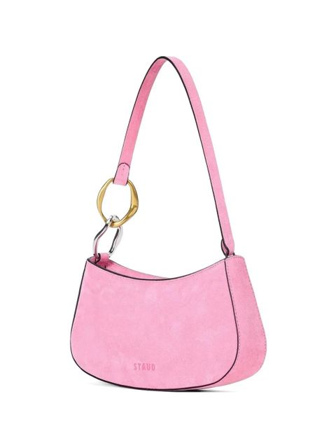 STAUD Ollie suede tote bag - Pink - zdjęcie produktu nr 1