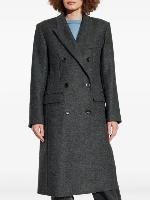 ISABEL MARANT double-breasted wool coat - Grey