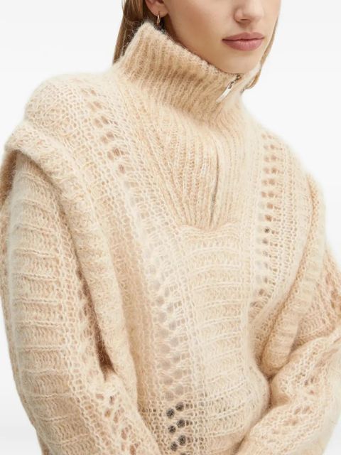 Ba&Sh open-knit sweater - Neutrals