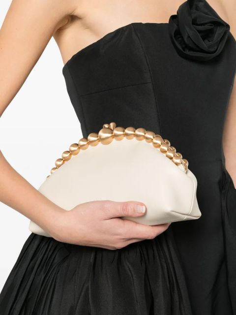 Cult Gaia Una beaded-top clutch bag - Neutrals - zdjęcie produktu nr 2