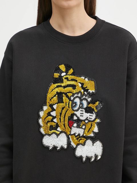 Kenzo bluza bawełniana x Verdy kolor czarny z aplikacją FF58SW2764MC.99J