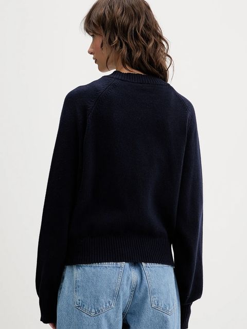 Dickies kardigan damski kolor granatowy lekki DK0A87OZ