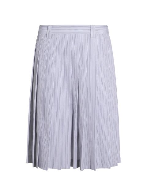 Miu Miu pleated pinstripe skirt - Grey - zdjęcie produktu nr 1