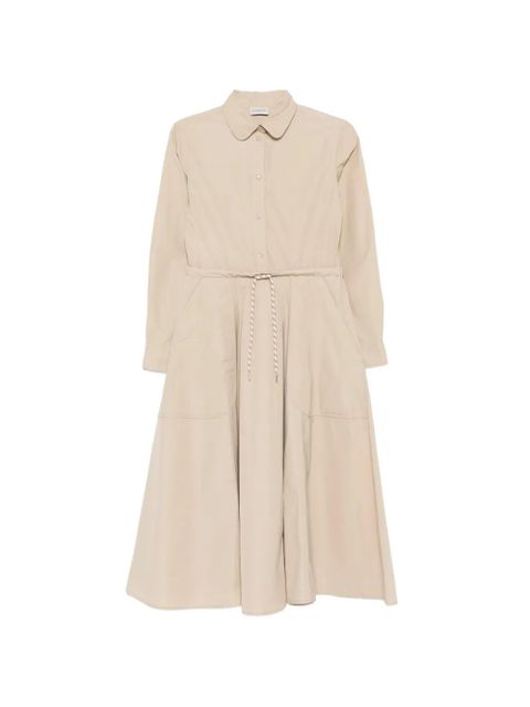 Moncler technical drawstring shirt dress - Neutrals - zdjęcie produktu nr 1