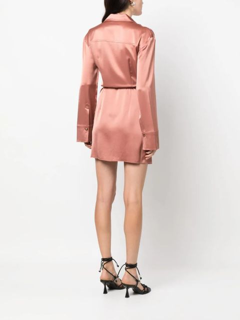 Nanushka Xaviera slip satin mini dress - Pink - zdjęcie produktu nr 2