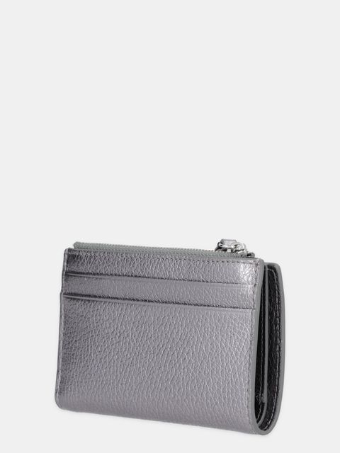 Gianni Chiarini portfel skórzany damski kolor srebrny PF.6003.GRN.LM