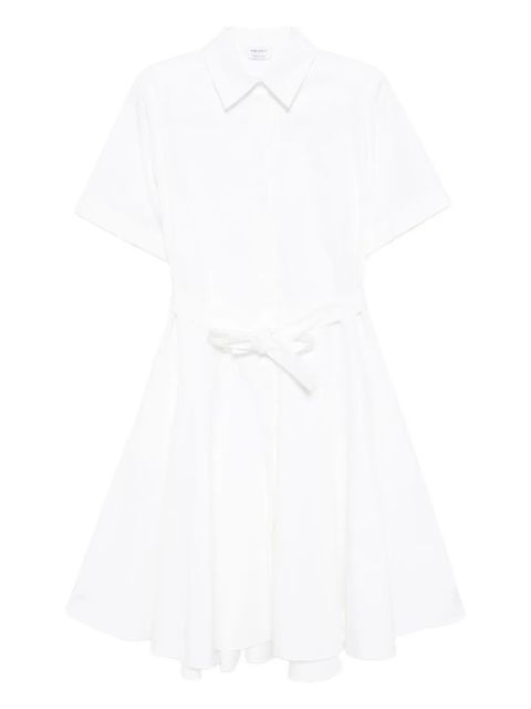 Alexander McQueen belted cotton shirt dress - White - zdjęcie produktu nr 1