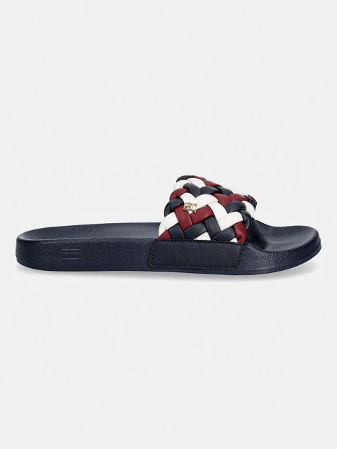 Tommy Hilfiger klapki TH CORNROW POOL SLIDE - zdjęcie produktu nr 1