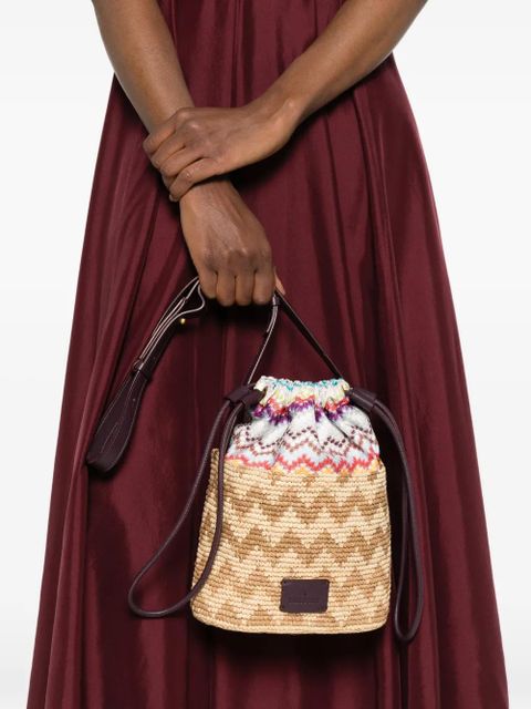 Missoni zig-zag bucket bag - Neutrals - zdjęcie produktu nr 2