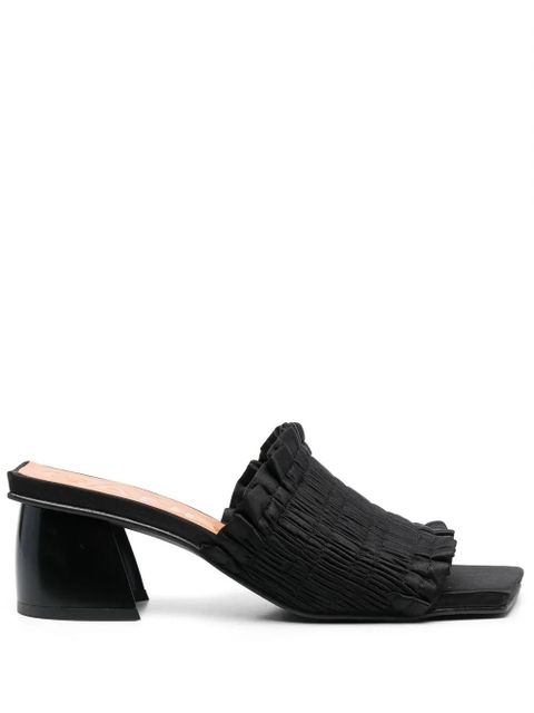 GANNI 65mm Smock sandals - Black - zdjęcie produktu nr 1