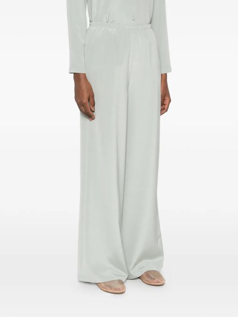 Max Mara wide-leg cut palazzo pants - Green