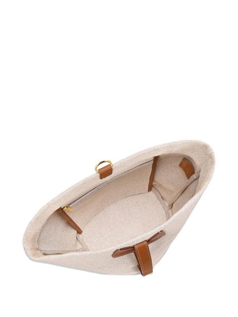 Longchamp L Le Foulonné bucket bag - Neutrals