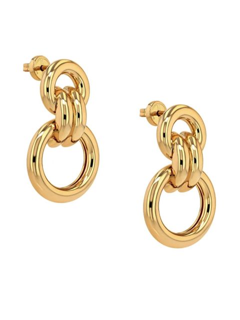 ANINE BING cable-link drop earrings - Gold