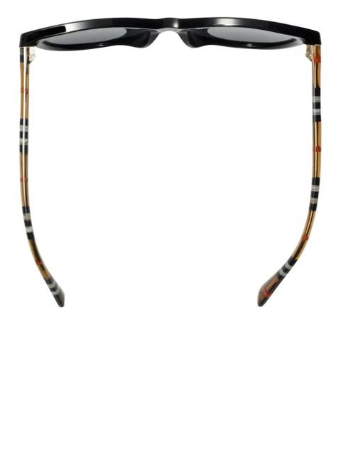 Burberry Eyewear Tubular Check sunglasses - Black