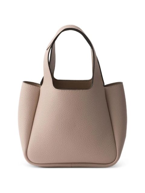 Prada mini leather tote bag - Pink