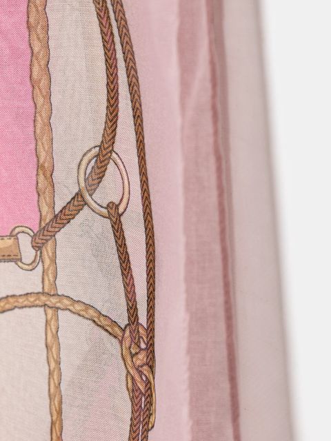 Liu Jo szal damska kolor różowy wzorzysta 2A6052 T2745