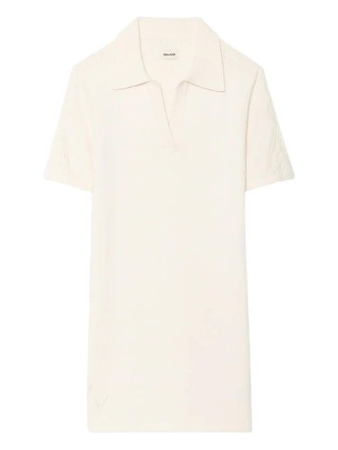 Zadig&Voltaire cable-knit polo dress - Neutrals - zdjęcie produktu nr 1