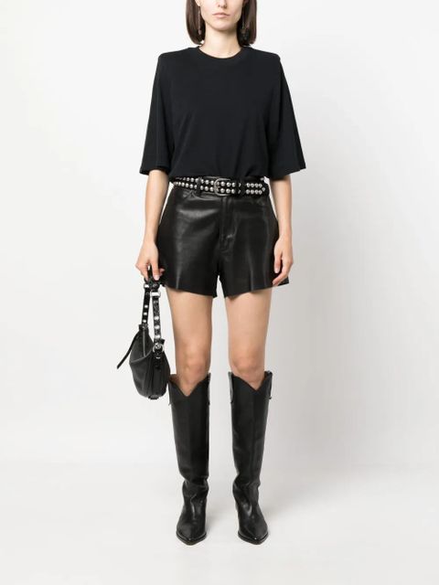 ISABEL MARANT Ben organic-cotton T-shirt - Black - zdjęcie produktu nr 2