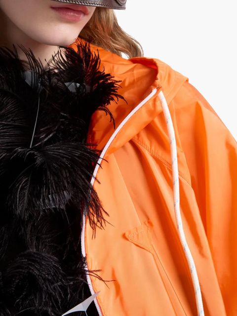 Prada Re-Nylon rain jacket - Orange